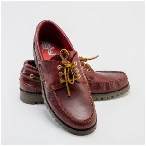 ZAPATO NÁUTICO PIEL GRANATE
