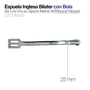 ESPUELA INGLESA CON BOLA BLISTER 23112M-25