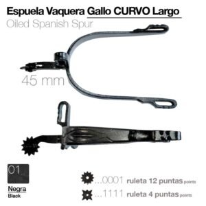ESPUELA VAQUERA GALLO CURVO LARGO