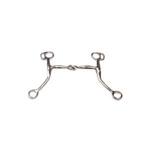 BOCADO MODELO WESTERN PARTIDO TOM THUMB INOX. PIERNAS DOBLADAS