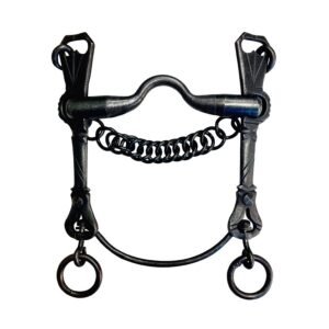Bocado vaquero de fragua pierna articulada embocadura asa caldera