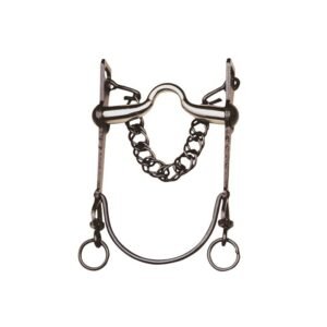 BOCADO VAQUERO EMBOCADURA INOX. ASA CALDERA BARRA CURVA