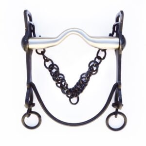 BOCADO VAQUERO EMBOCADURA INOX. SUAVE BARRA CURVA