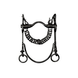 BOCADO VAQUERO PAVONADO ECO.EMBOCADURA SUAVE BARRA CURVA