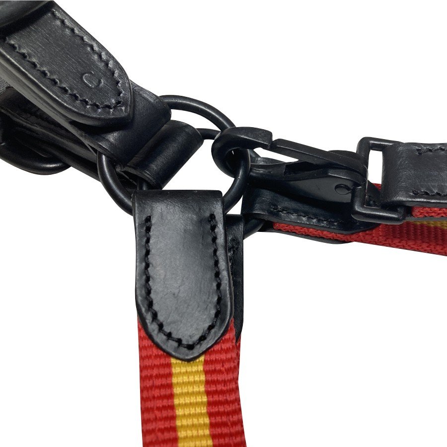 Cabezada de nylon y cuero bandera española - Imagen 5