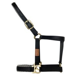CABEZADA MARJOMAN DE NYLON DOBLE CON REFUERZOS DE CUERO