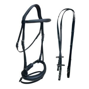 Cabezada para filete ergonómica con muserola acolchada