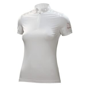 Camisa mujer con pedrería mixta