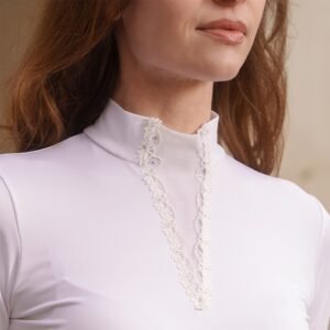 Camiseta de concurso Cavalliera AURA para mujer, manga corta
