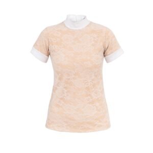Camiseta de concurso Cavalliera PURE LACE para mujer, manga corta