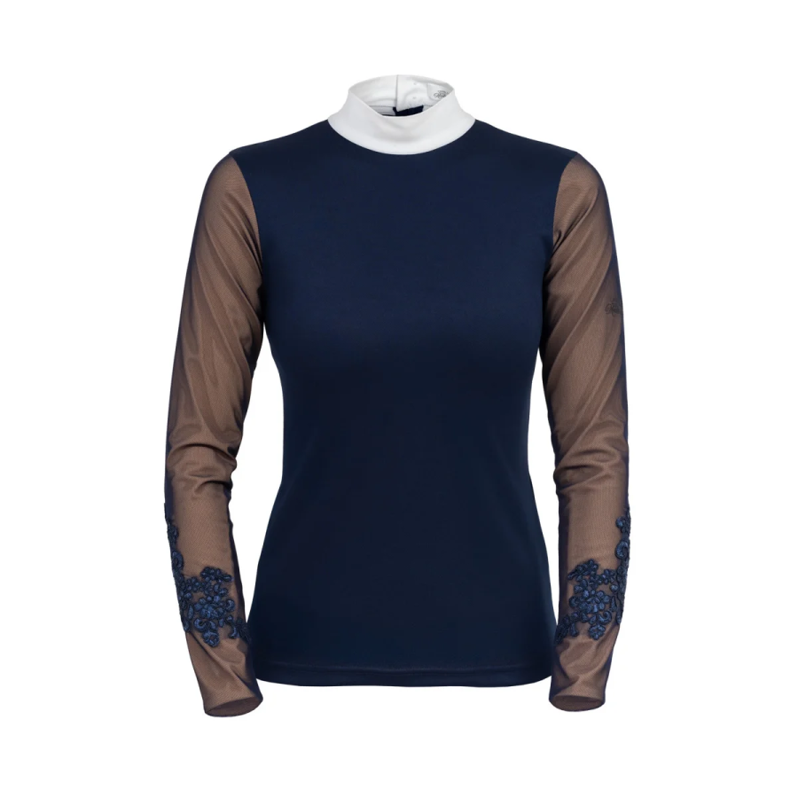 Camiseta de concurso Cavalliera SIGNATURE SLEEVES con forro para mujer, manga larga - Imagen 3