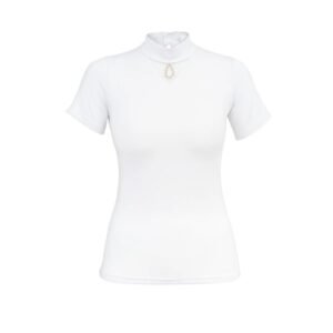 Camiseta de concurso CRYSTAL DROP para mujer, manga corta