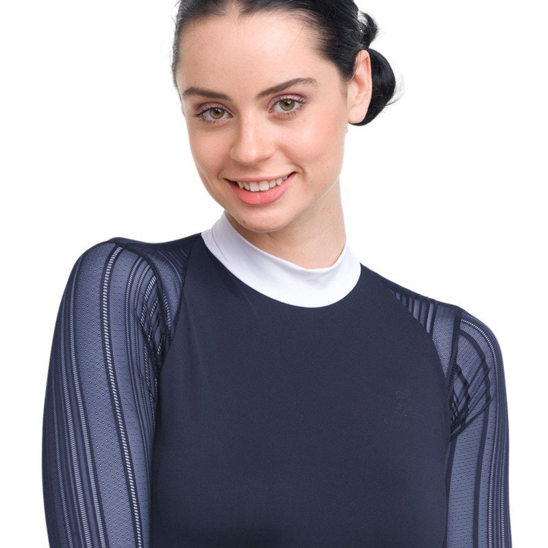 Camiseta hípica de concurso CONTESSA manga larga Cavalliera Clásicos 23-24 - Imagen 2