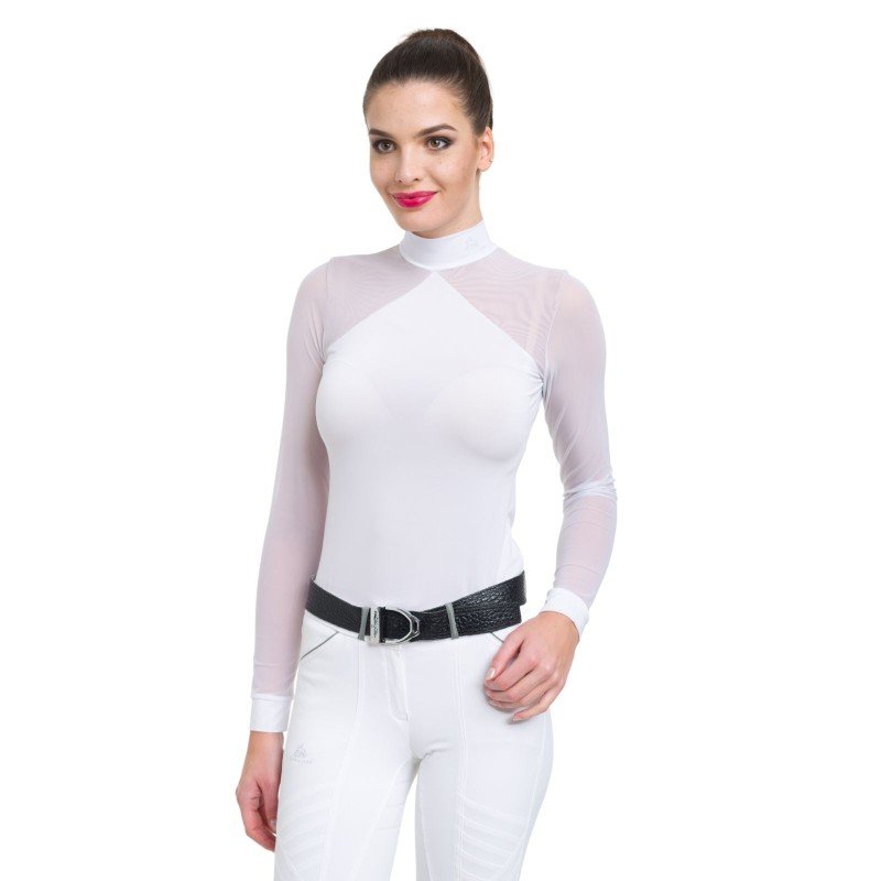 Camiseta hípica de concurso MARIELLE manga larga - Imagen 2