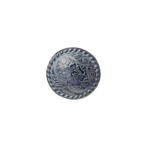 CONCHO REDONDO PARA SILLA TEJANA 1''