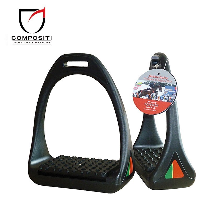 ESTRIBO COMPOSITI REFLEX CON BANDERA