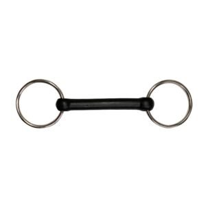 Filete de anillas inox embocadura de goma flexible
