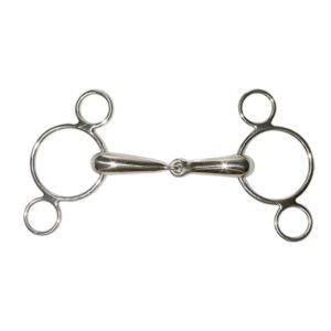 FILETE PESSOA 3 ANILLAS CON EMBOCADURA 19MM INOX