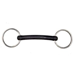 FILETE RECTO FLEXIBLE DE GOMA, ANILLAS ACERO INOX