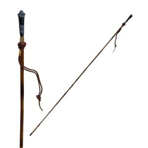 Fusta de bambú con pomo de metacrilato