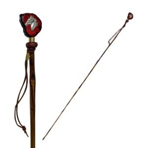 Fusta de bambú pomo con fornitura