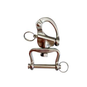 Mosquetón de enganche inox marino 94 mm