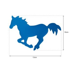 Pegatina magnética caballo/jinete (pack de 10)