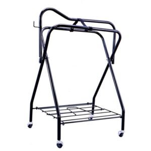 PORTASILLA PLEGABLE CON BASE DE CUATRO RUEDAS