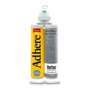 RESINA PARA REPARACION ADHERE VETTEC (beige/negra) 180 ML