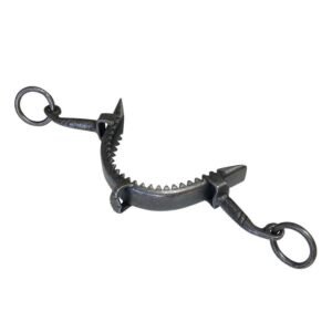 Serreta de muserola de fragua con dientes, chapa 3 mm
